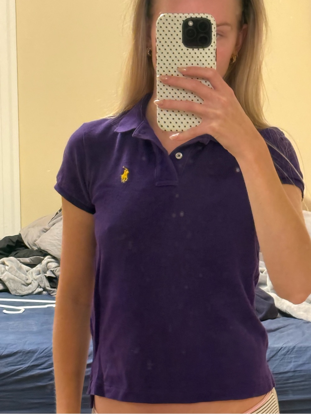 Polo Ralph Lauren Classic Fit Polo Shirt Purple XS